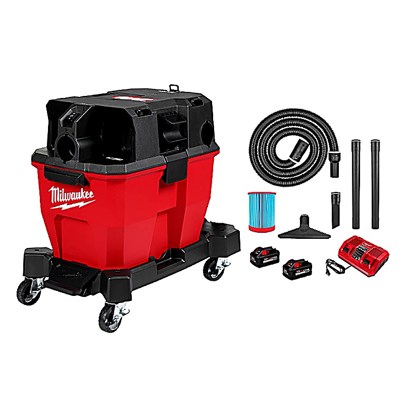 Kit de aspiradora para seco y húmedo de doble batería M18 FUEL NEXUS de 9 galones